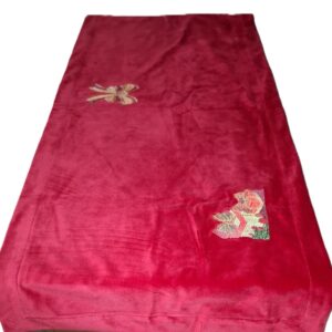 Runner in velluto natalizio